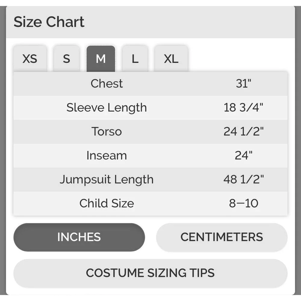 Lemur Halloween Costume Kids Size Medium 8-10 Years New In Bag